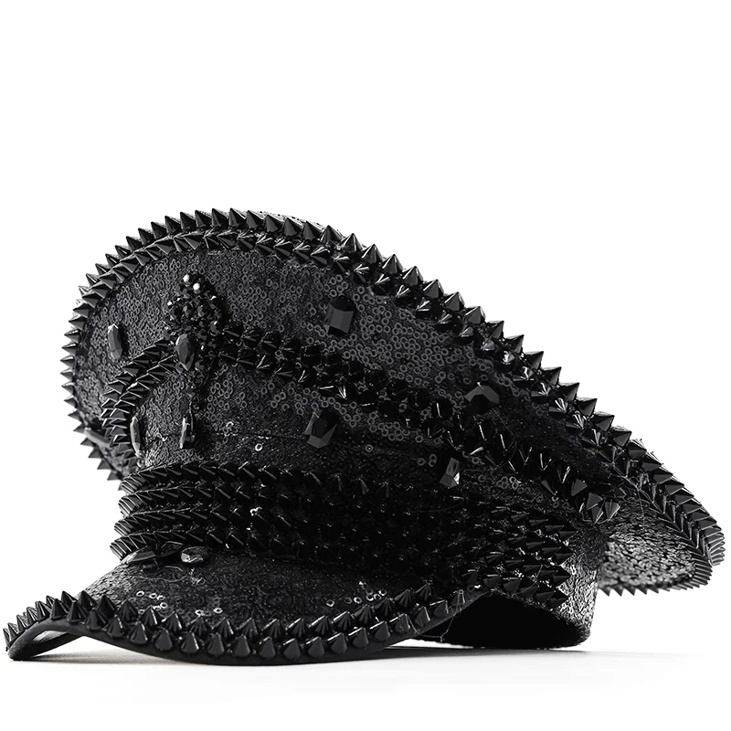 Головной убор в стиле стимпанк для мужчин и женщин стильная шапка милитари Sergeant