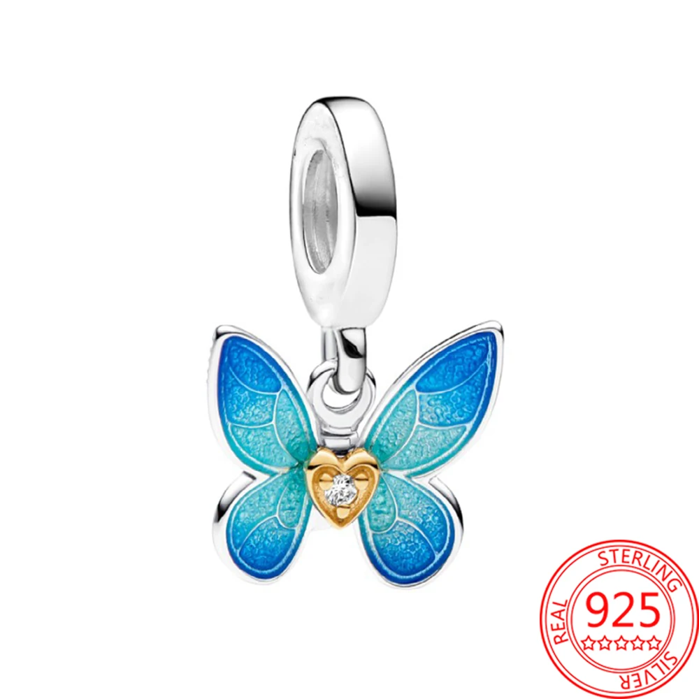 

Женский браслет из серебра 925 пробы, с голубым градиентом