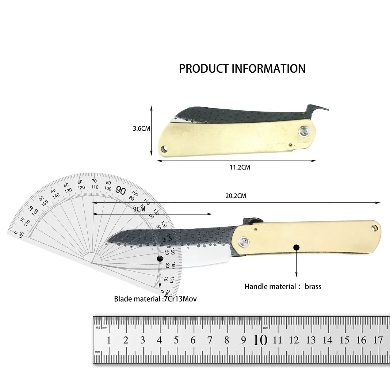 Японский Тактический Складной Нож Higonokami 7cr13mov Лезвие Из Нержавеющей Стали Ручка