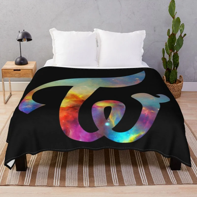 

Twice Nebula Blankets Coral Fce Textile Decor Soft Thick Throw Blanket for Bedding Sofa Camp Cinema