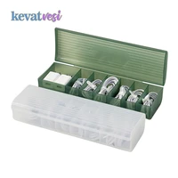 charger cable storage box white green plastic organizer box headset data line storage container desk stationery makeup organizer