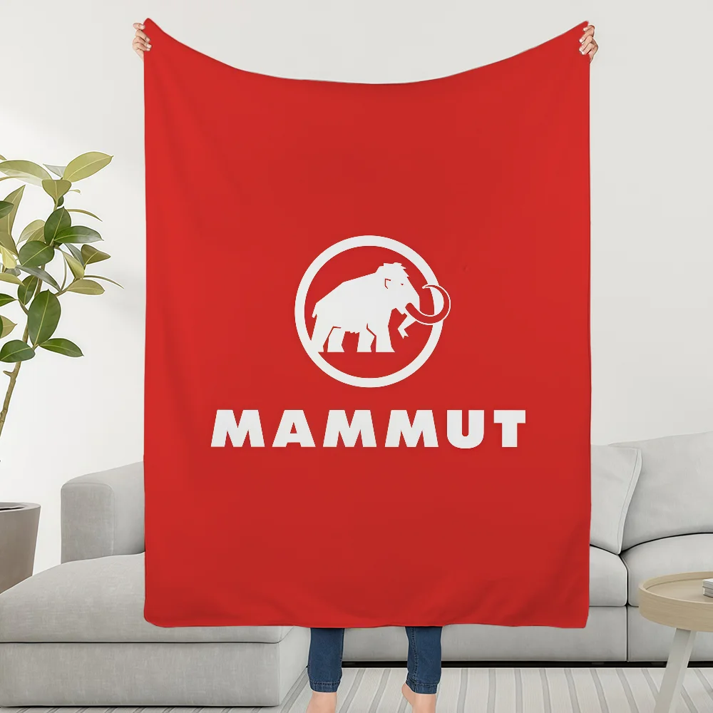 Плед с логотипом M-MAMMUTS, мягкий, теплый, пушистый, для детей, для кровати, дивана, автомобиля, колыбели (art.: 3920dad997053) - 3920dad997053