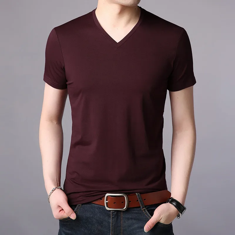 

2002 Trend summer new round neck summer loose men's shirt nice fashion