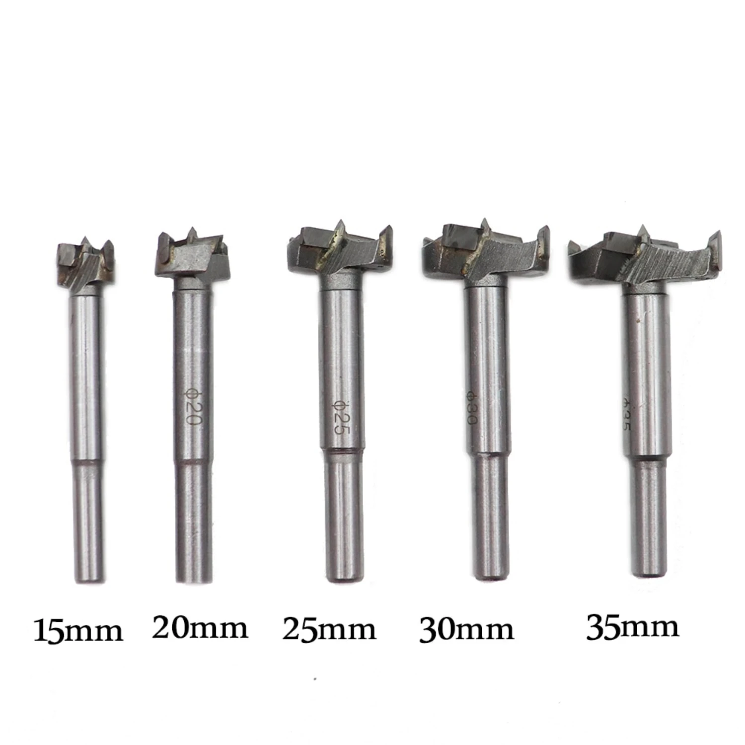 High-Quality Professional Grade Self Centering Forstner Wood Drill Bit Set - Precision Woodworking Hole Drilling Tools Include