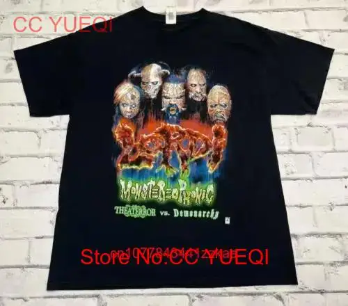 Футболка Lordi для взрослых большой черный Monstour 2017 металлический ремешок Demonarchy