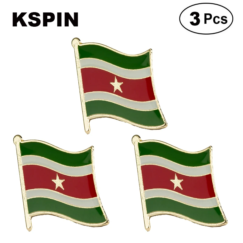 

Suriname Lapel Pin Brooches Pins Flag badge Brooch Badges