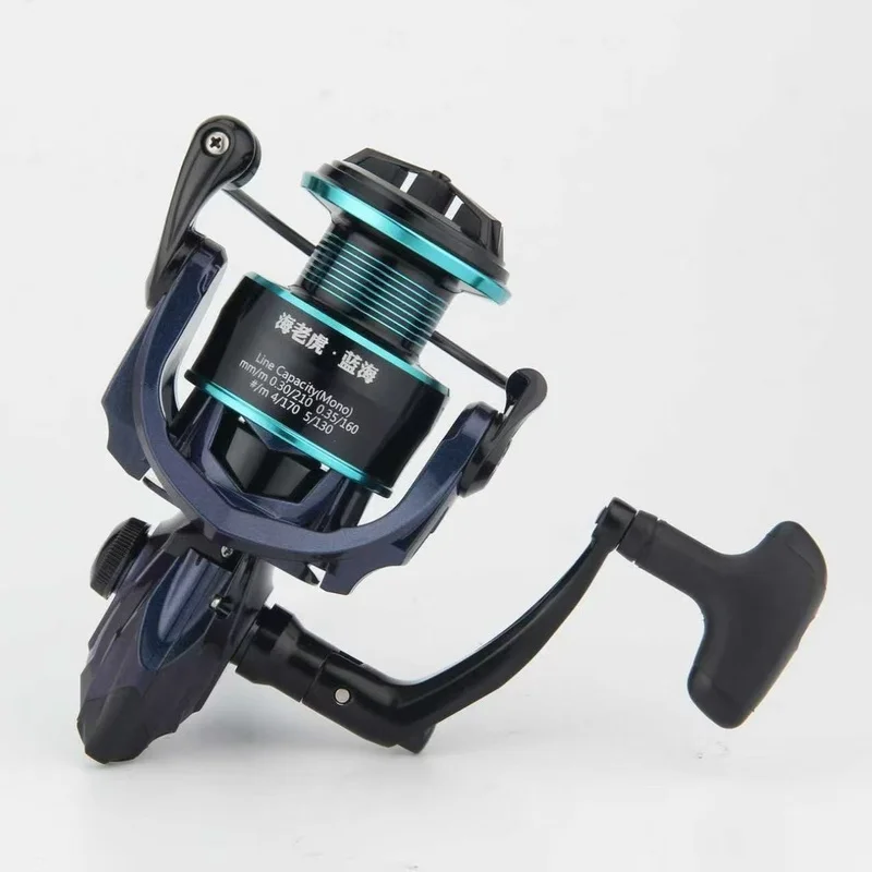 TEBEN Sea Tiger Blue Sea Saltwater – Дальнобойная спиннинговая катушка, устойчивая к коррозии, металлическая рыболовная катушка для морской рыбалки с берега, экономичная. (art.: 3920dcdbdb389) - 3920dcdbdb389