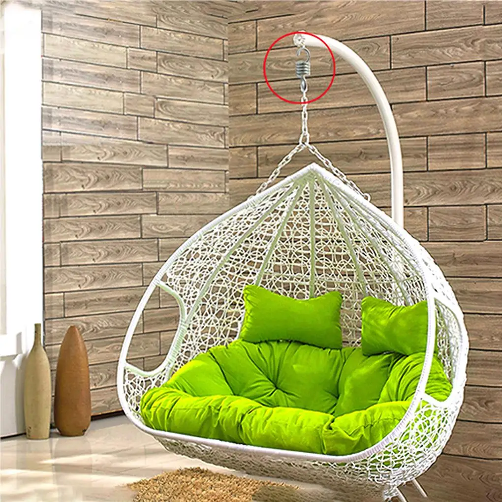 

Metal Porch Swing Spring Heavy Duty Ceiling Mount Hammock Hanging Hook Hanger Attachment Part Household Accessories
