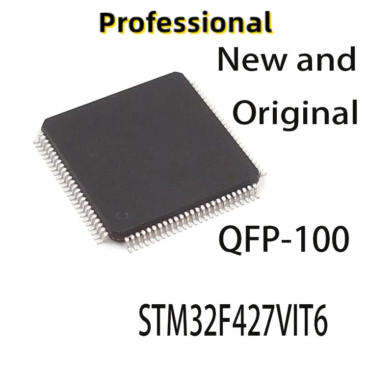 

5 шт., новые и оригинальные модели STM32F427 VIT6 QFP-100 STM32F427VIT6