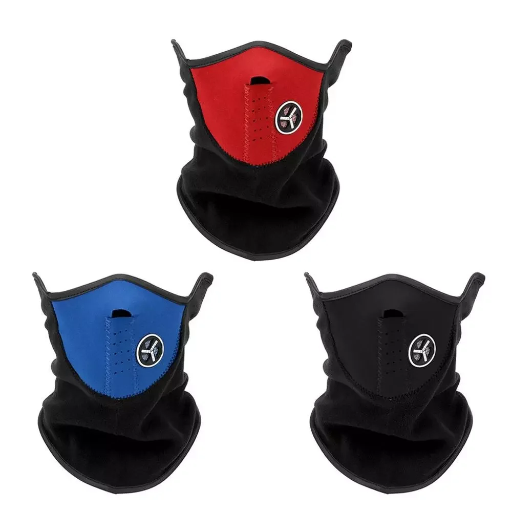 Warm Winter Ski Snow Scarf Motorcycle Half Face Mask Cover Outdoor Sport Neck Protector Motorcycle Face Mask