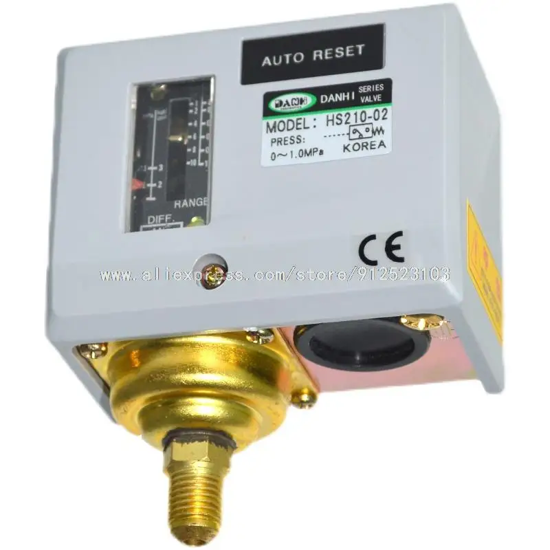 

Adjustable high temperature boiler steam pressure switch controller automatically gas liquid water HS210-02