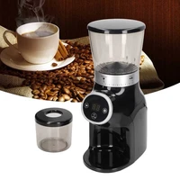 electric coffee grinder coffee grinder 31 levels adjustment stainless steel conical cutter coffee grinder black eu plug 220v