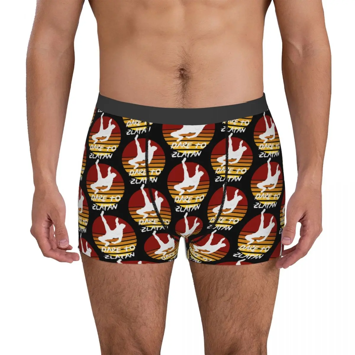 

Sweden Zlatans And Ibrahimovićs And Ibrahimovics 14 Men's Boxer Briefs Cute Sexy Skivvy Football Team Novelty Spring Wearable