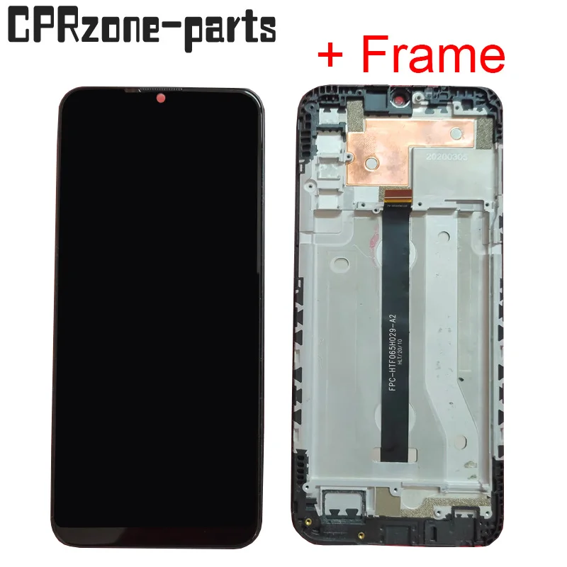 

6.52" Black + Frame For Hisense V40 HLTE229E LCD Display With Touch Screen Digitizer Sensor Panel Assembly