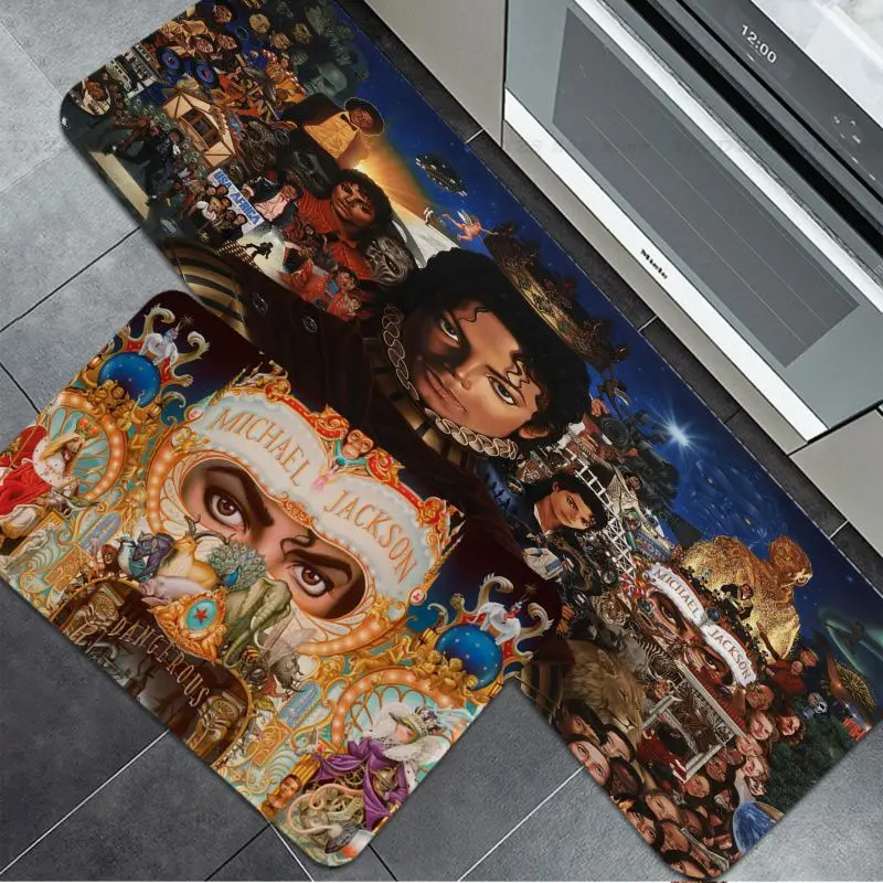 

Michael Jackson Long Rugs Kids Room Bedroom Decoration Balcony Anti-Slip Doormat Living Room Welcome Rug
