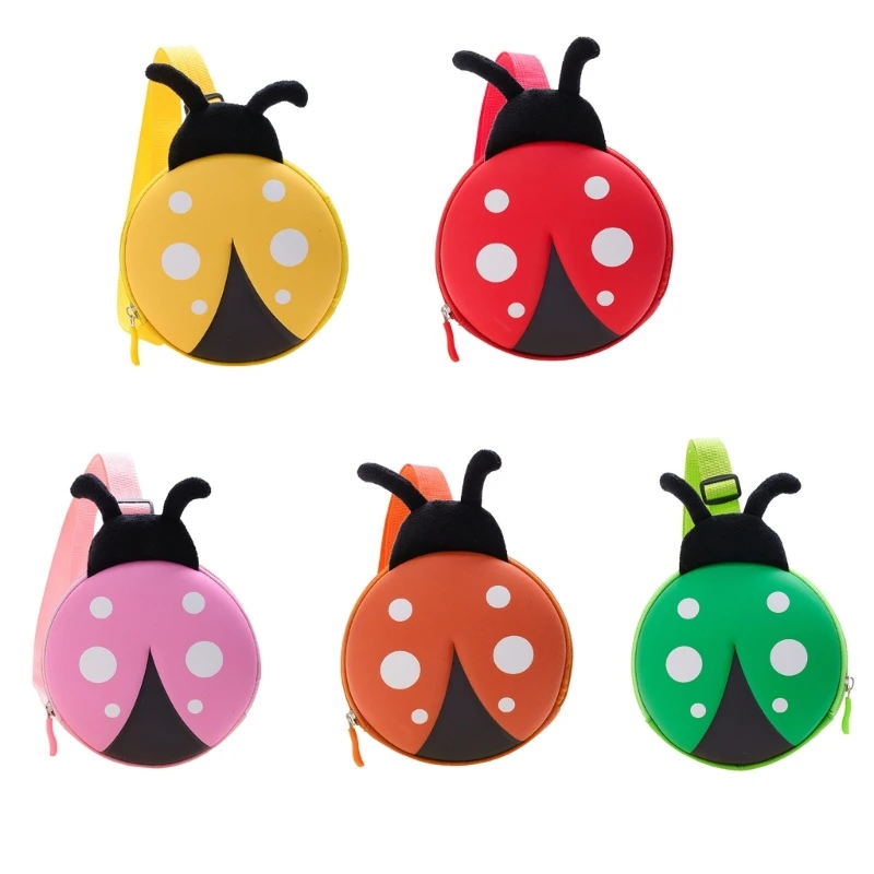 

Fanny Pack Crossbody Shoulder Bag Cute Ladybug-Shape Chest Bags Travel Pouch