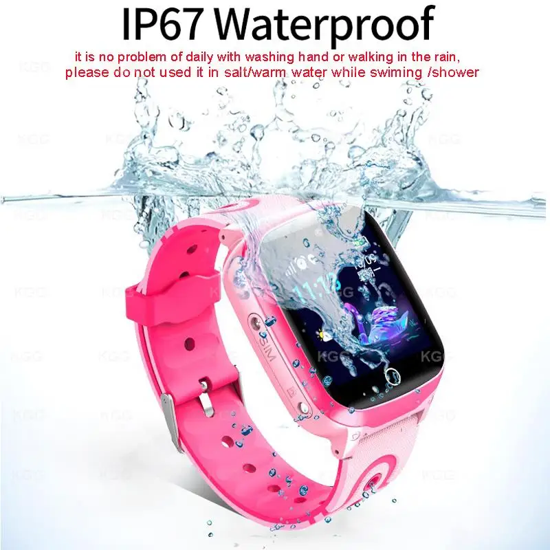 Детские Смарт-часы с GPS 2G часы функцией звонков SOS обратный вызов монитор шагомер