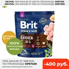 Brit Premium by Nature Adult S для взрослых собак мелких пород, Курица, 1 кг
