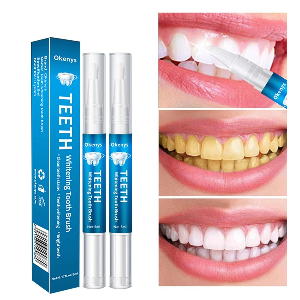 

5ml Teeth Whitening Pen Tooth Cleaning Serum Gel Whitener Bleach Remove Stains Oral Hygiene Instant Smile Teeth Whitening Kit