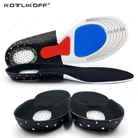 unisex silicone sport insoles orthotic arch support shoe pad running gel insoles plantar fasciitis heel spur insert cushion