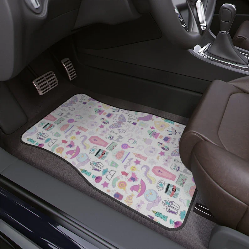 

PURPLE PASTEL WITCH Vibes Car Floor Mats, 1pc per order Front or Rear