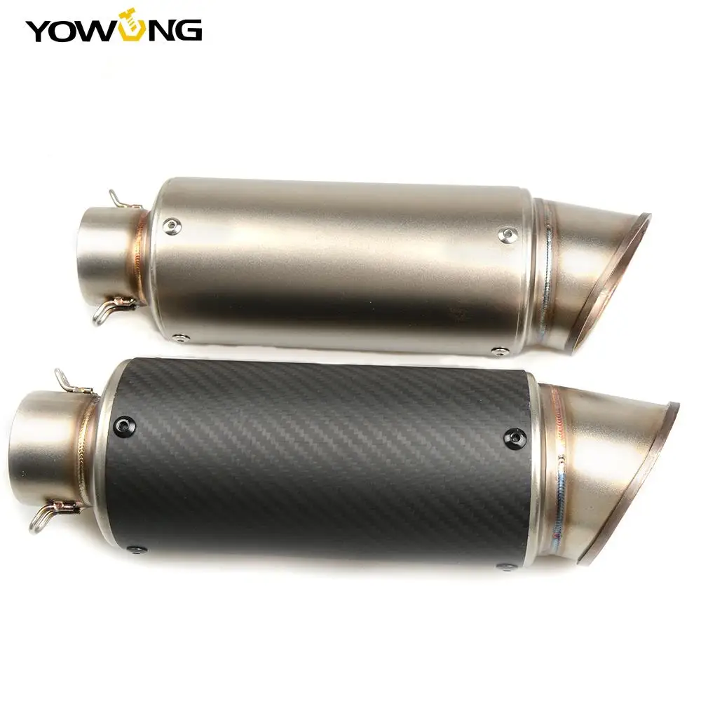 Motorcycle For KAWASAKI exhaust pipe moto ZX-6/10 RZ1000 1000cc z800 er6n FOR FZ1 XVS1300 XT660 FZ6 TDM850 TDM900 VMX1700 | Автомобили и
