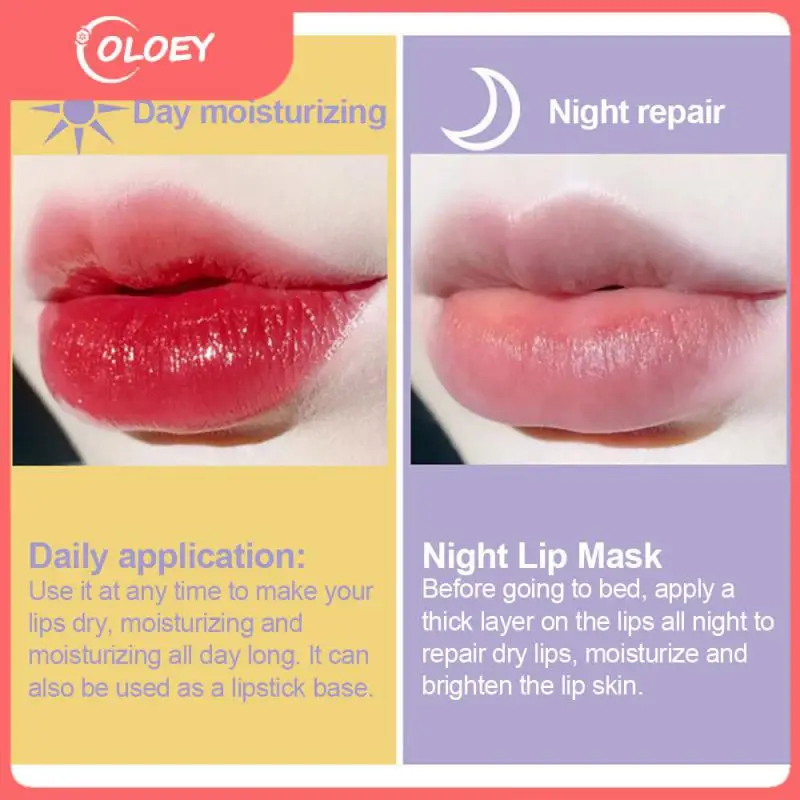 

Lip Mask Moisturizing Lip Gloss Lips Anti-wrinkle Repair Dry Lips Nourishing Lip Balm Lip Care Oil 4ml Honey Lip Oil Lips Makeup