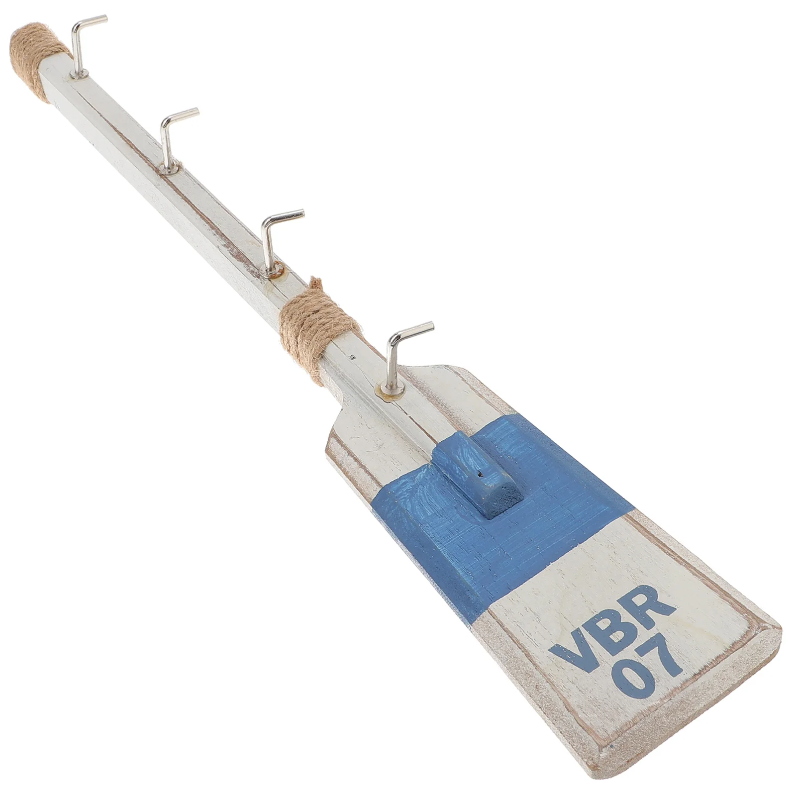 

Paddle Hook Mediterranean Clothes Hooks Wall Mount Clothing Rack Wood Seaside Towel Rail