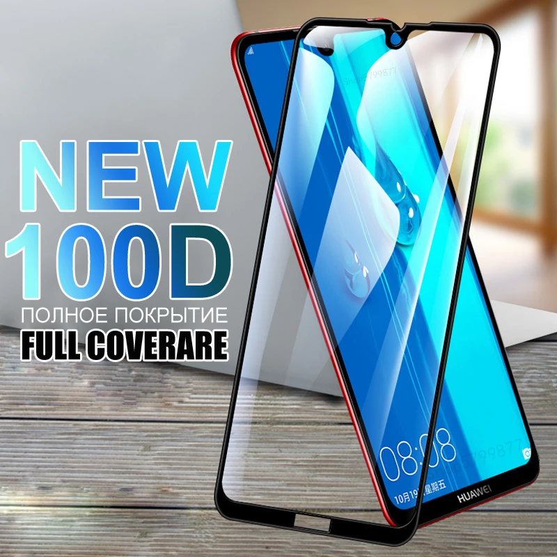 

Защитное стекло 100D для Huawei Y7 Y6 Y5 Prime 2018 2019 Y5 Lite, закаленное стекло Y9 2018 Y9 Prime 2019 Y9S, защитная пленка для экрана
