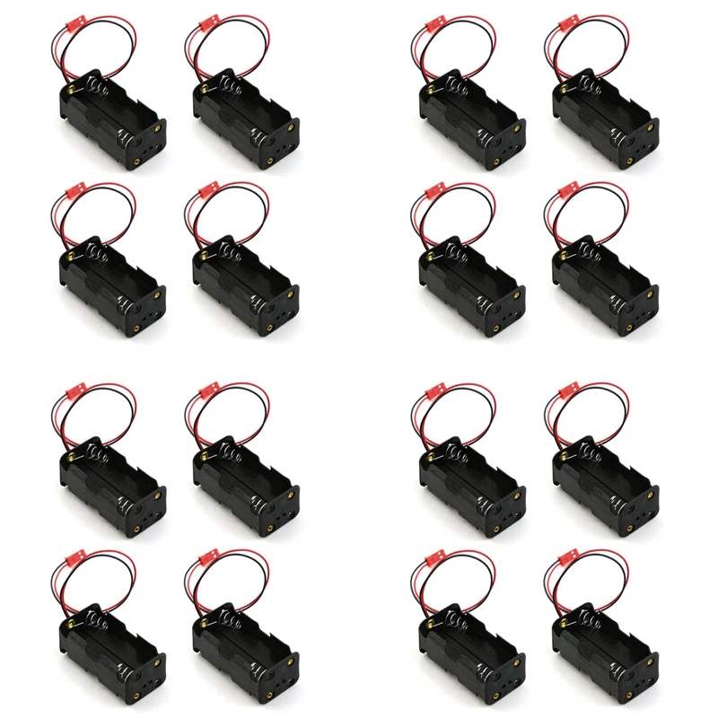 16 упаковок 6 В 4XAA батарейный контейнер чехол-держатель коробка JST Plug Receiver для HSP