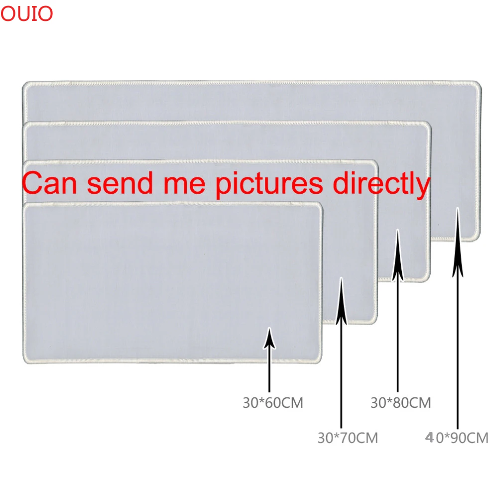 ZUIDID Custom Locking Edge or RGB LED Illuminate Mouse Pad Company LOGO Photo Advertising Games Large Size Xl Keyboard Mat |