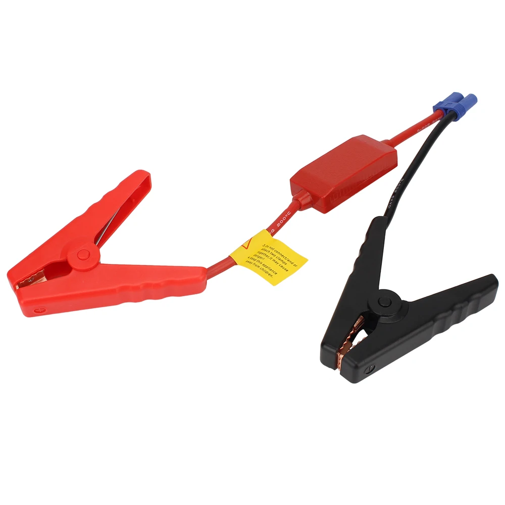 

Universal With EC5 Plug Connector Emergency Battery Jump Cable Clamps Jump Starter Alligator Clip 12V For Car Trucks