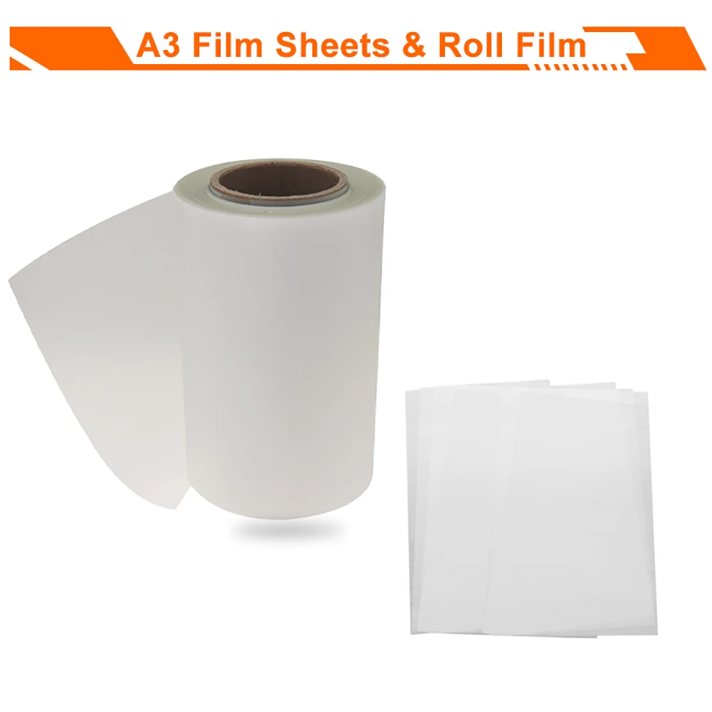 

30CM DTF PET Transfer Film DTF Film Roll For DTF Directly Heat Transfer Film T-shirt Printing Machine DTF Film For DTF ink Print