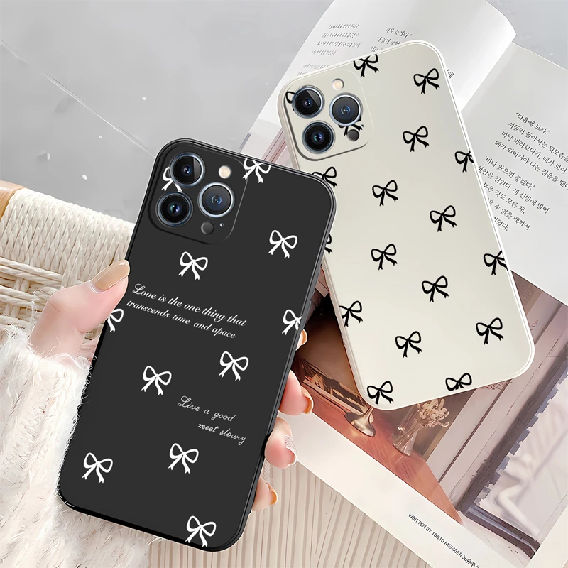 Pova 4 чехол для телефона Infinix Tecno Spark 10 7T 6 GO Camon 15 16 Pro Smart Power NEO Bow Knot силиконовый мягкий