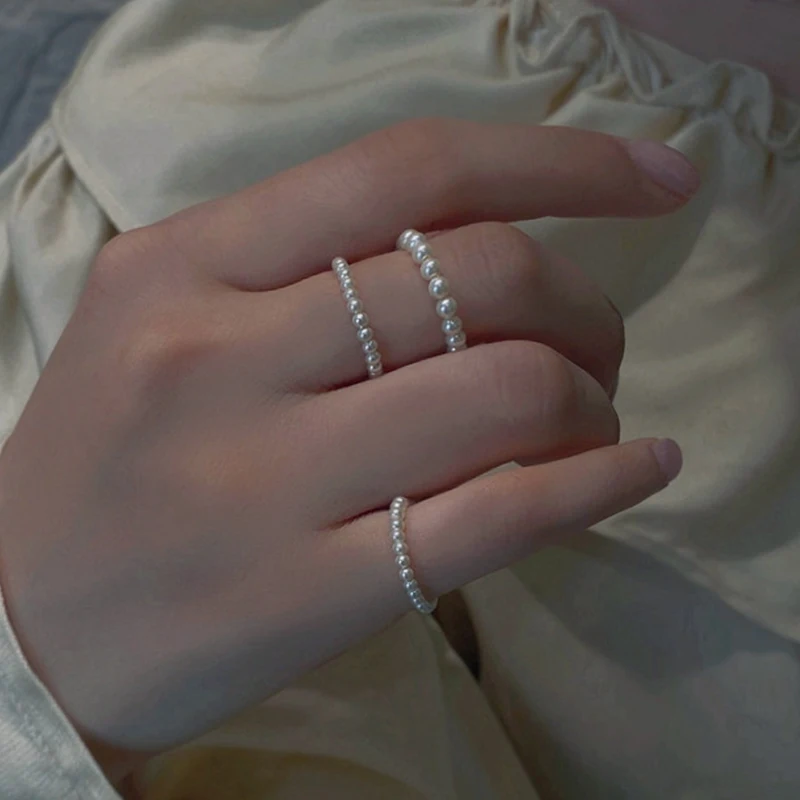 

Женское Винтажное кольцо с жемчугом, свадебные аксессуары