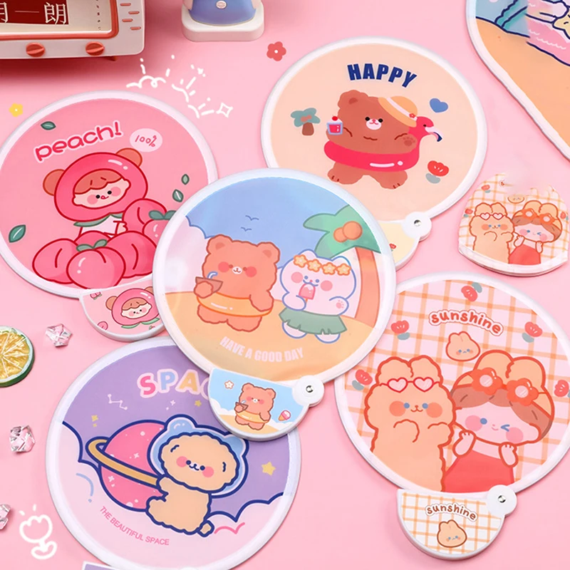 

1 шт., складной веер с мультяшными узорами