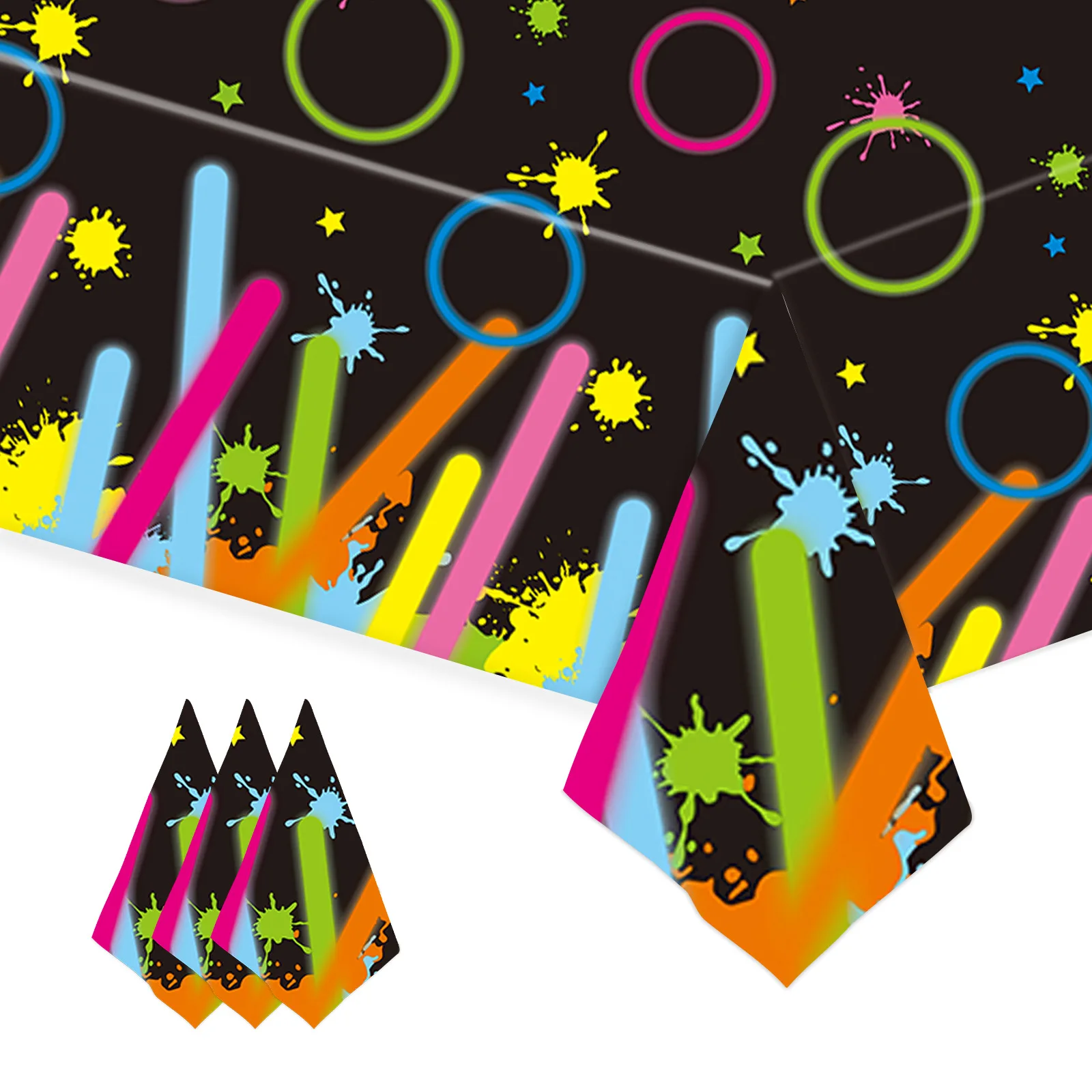 For Birthday Party Black Teens Adults Light Party Supplies