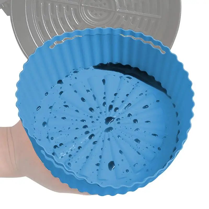 

Air Fryer Cooking Liner Heat Resistant Pan For Baking Non-Stick Pan For Air Fryer Oven Round Dishwasher Safe Reusable Cooking