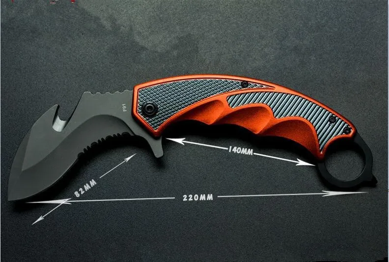 Нож-коготь скорпиона карманный керамбит для кемпинга и выживания в джунглях CS GO