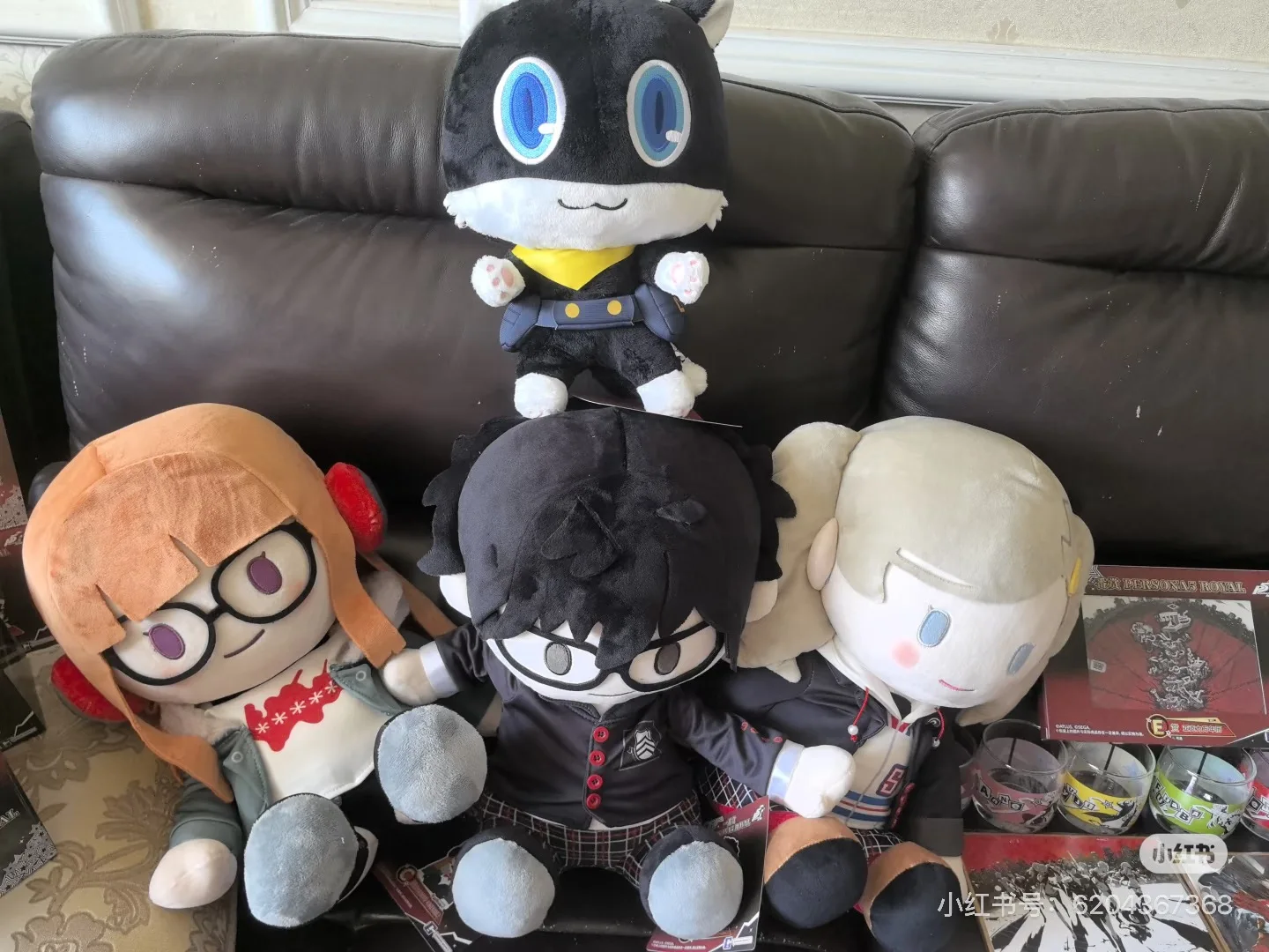 Фото Плюшевая коллекционная игрушка Bandai Persona 5 Royal P5R: Амамия Рен, Сакура Футаба, Энн Такамаки – высококачественная мягкая кукла для фанатов аниме №4