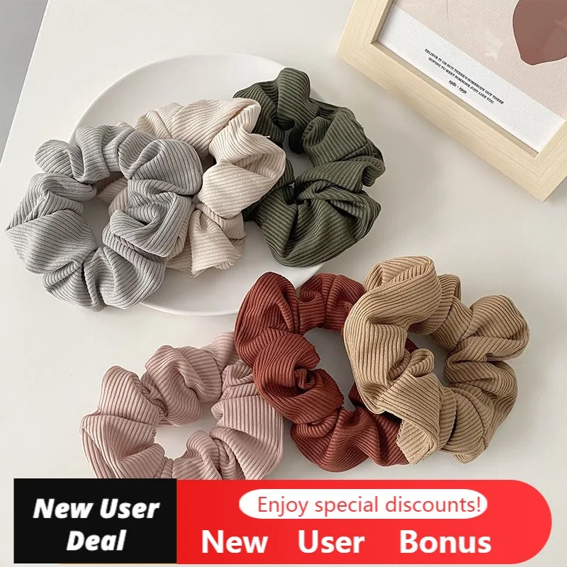 

Macaron Color Rubber Hair Accessories Big Elastic Nylon Hair Band Ponytail Scarf Headband Chiffon Summer Vintage Cross Headwear