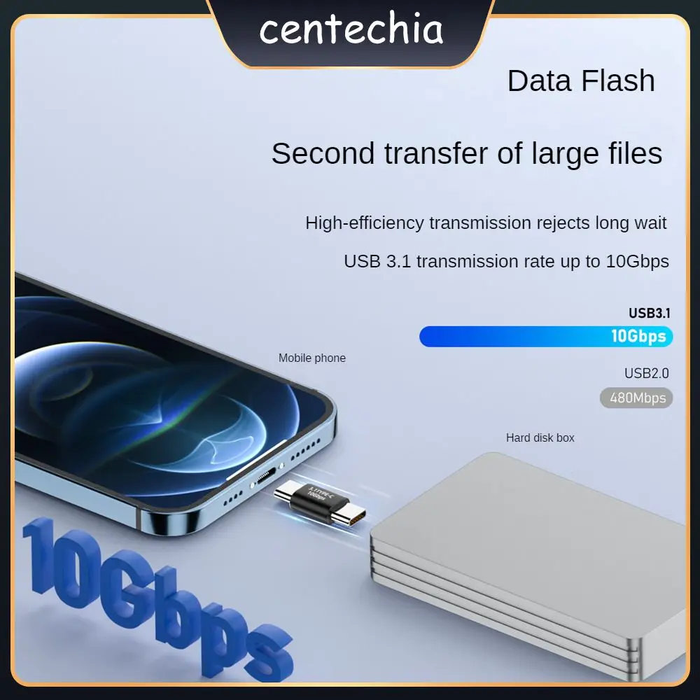 

Wear-resistant Male To Male Adapter Voltage 30v/325a Headphone Separator Compatible Adapter Data Flash Transmission