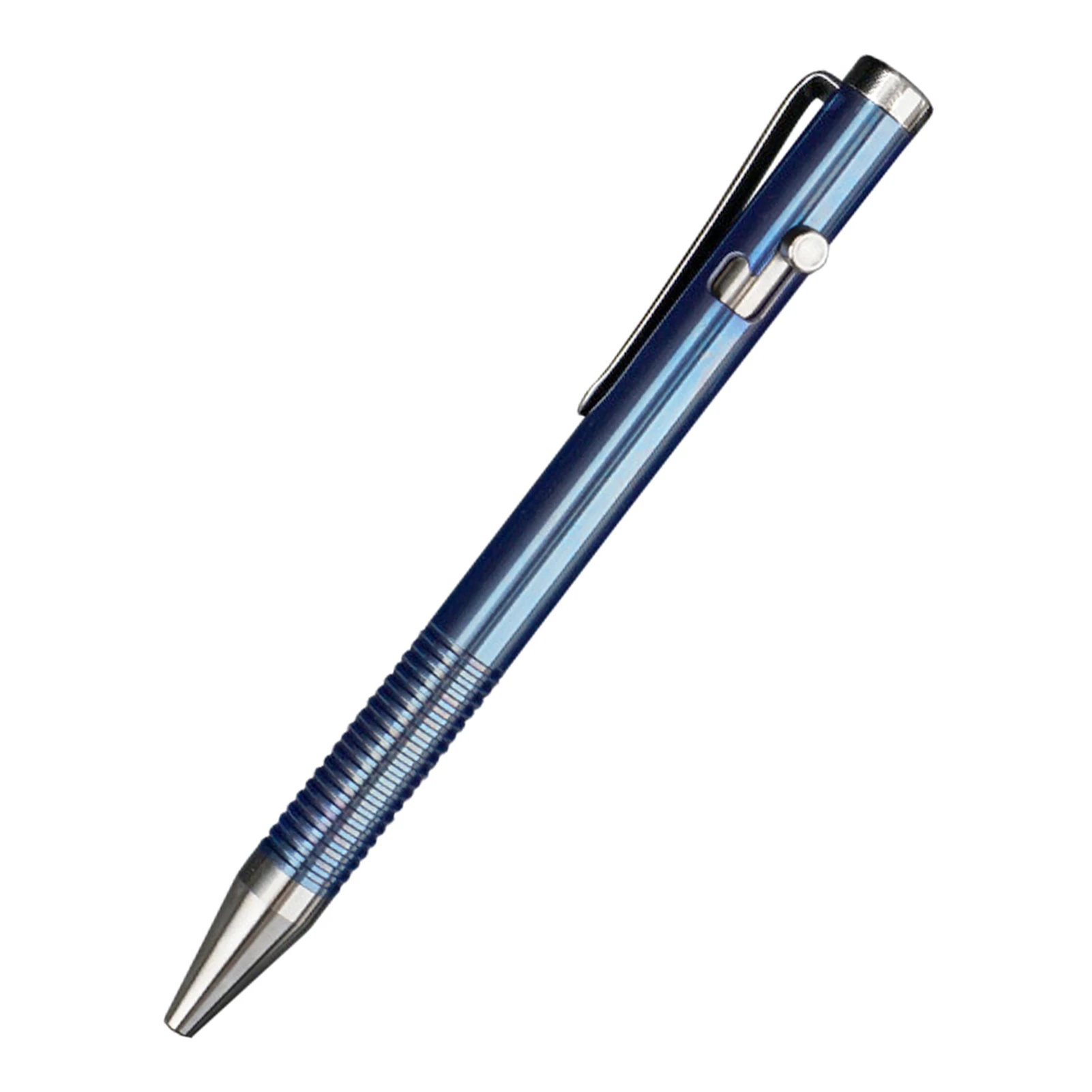 

1PC Portable Titanium Alloy Bolt Spring Press Signature Writing Pen Ballpoint Pen Outdoor Travel Office Pen High-end Gift