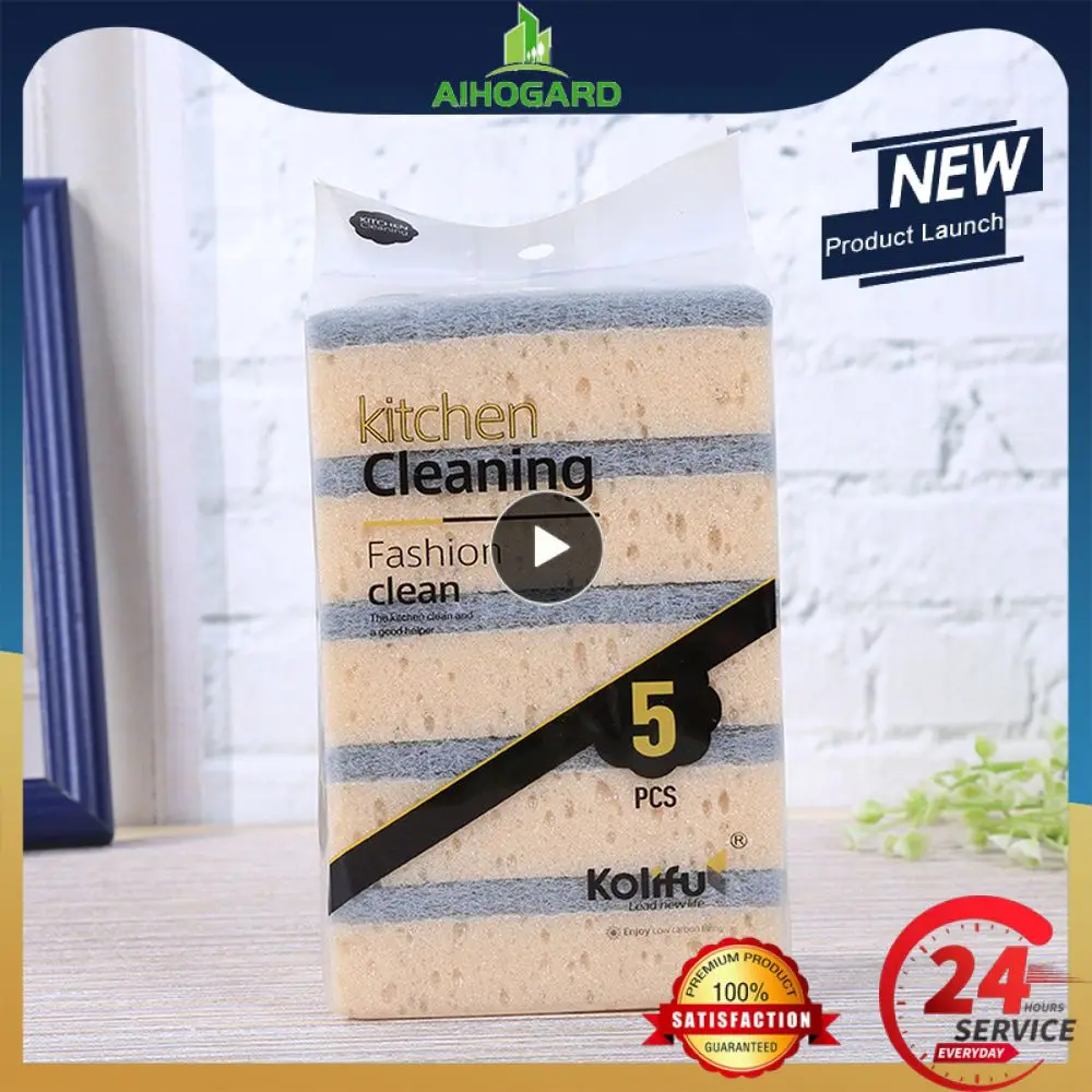 

Double Sided Sponge Lightweight Excellent Decontamination Double Sided Cleaning Brush Soft Double Sided Cleaning Kitchen Sponge