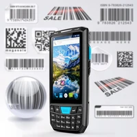 android 9 0 pda portable scanner bluetooth gps nfc warehouse barcode scanner handheld data terminal pda 1d 2d qr bar code reader
