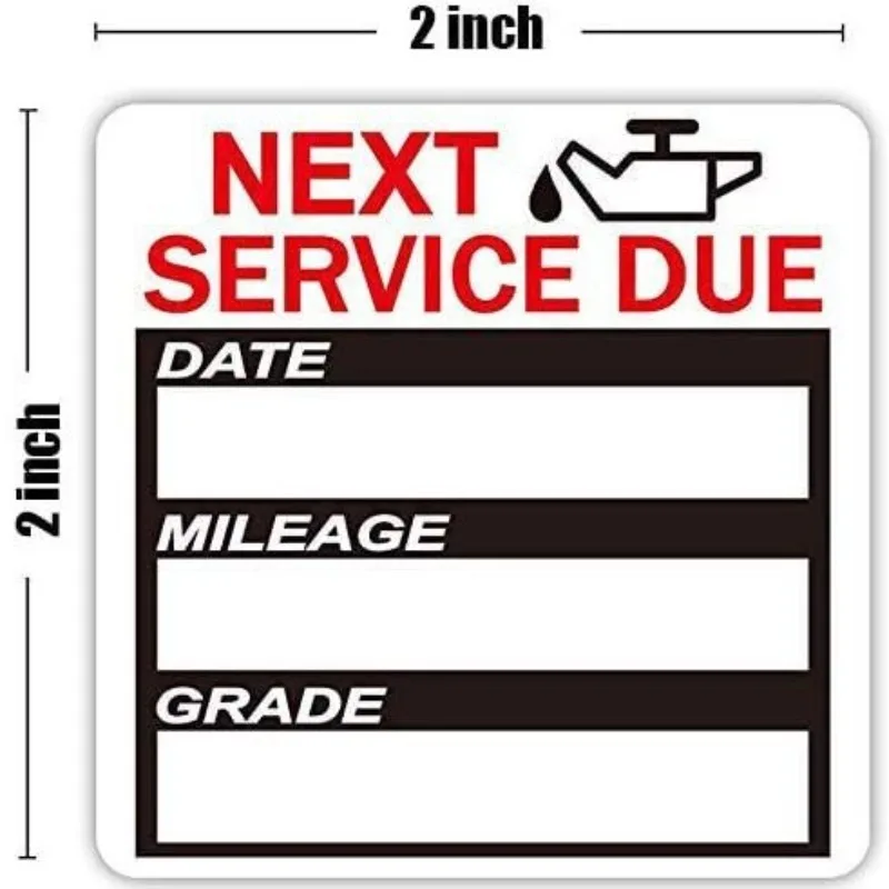 

Наклейки "Следующий срок обслуживания" 50x50 мм Original Yourself