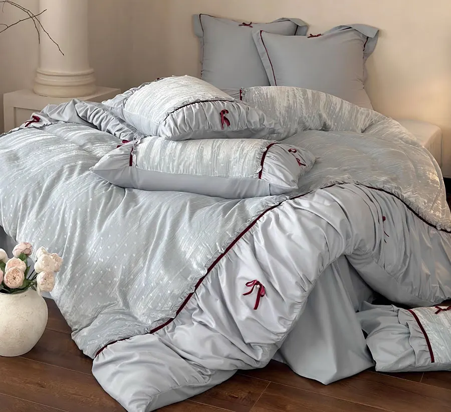 Элегантный сказочный бант синий розовый красный двуспальный полный королевский