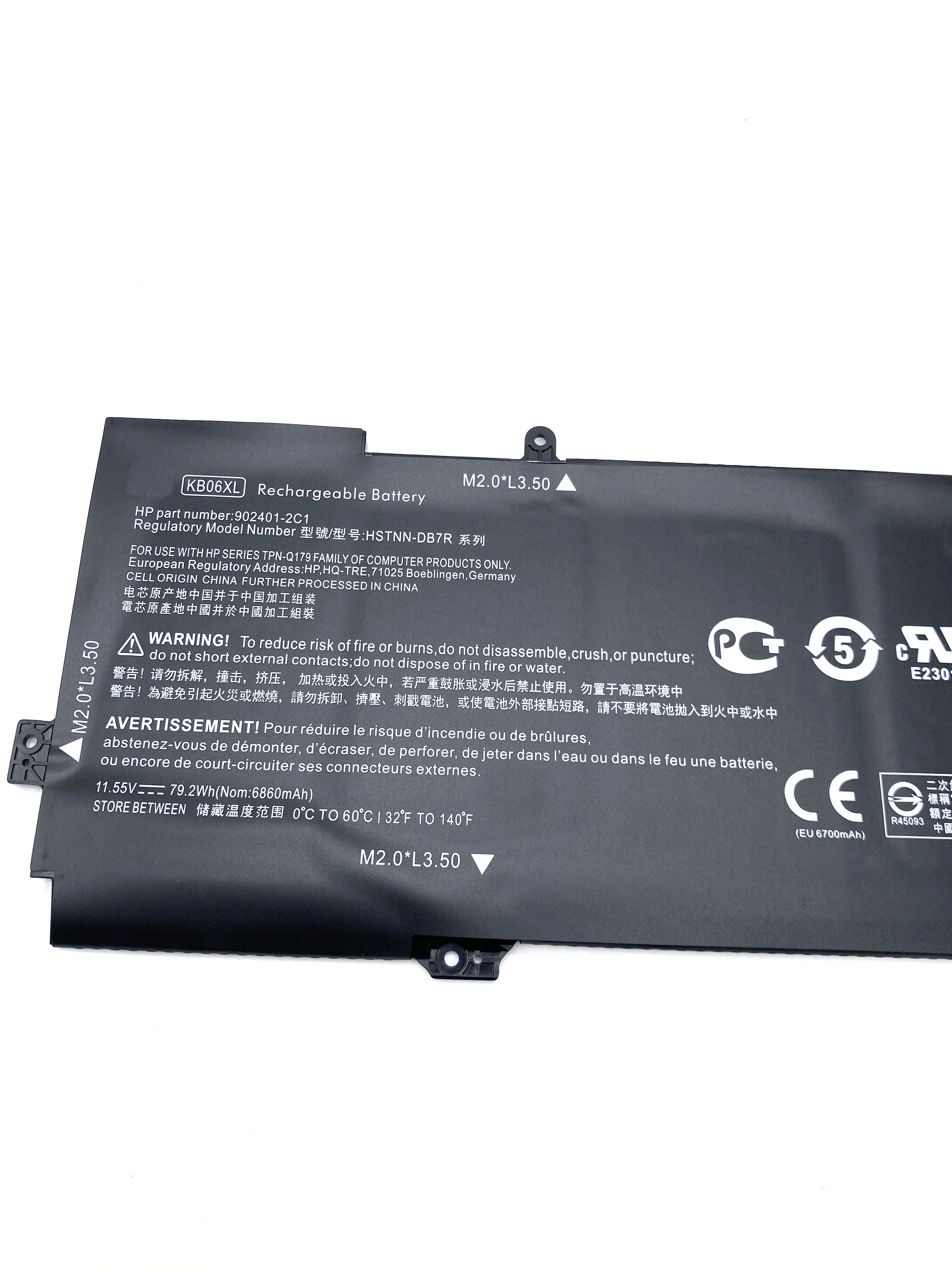 Новый оригинальный аккумулятор для ноутбука KB06XL HP Spectre x360 15-BL002XX Z6L01EA Z6K97EA Z6K99EA Z6K96EA