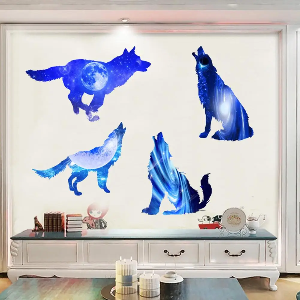 

2 шт., декоративные 3d-наклейки «волк»