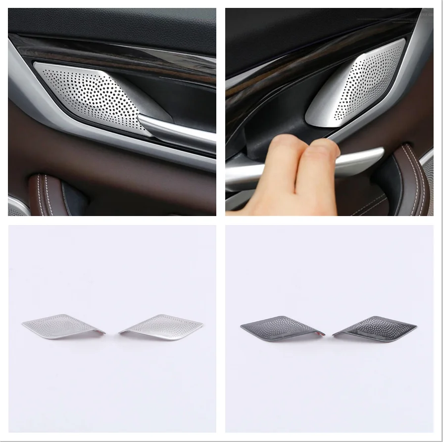 For BMW 5 Series G30 2018-2021 Accessories Car Pillar A Stereo Speaker Door Speaker Audio Loudspeaker Cover Trim